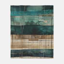 織り込み フリースブランケット