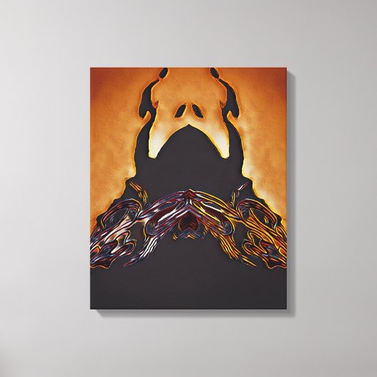 織り キャンバスプリント (正面)