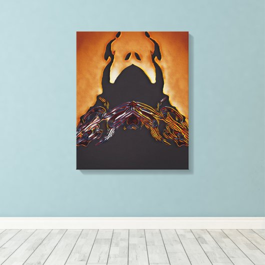 織り キャンバスプリント (インサイチュ (ウッドフロア))