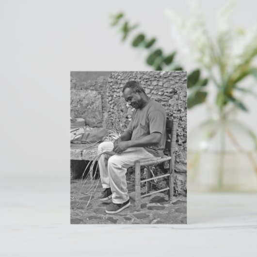 織り ポストカード (スタンド正面)