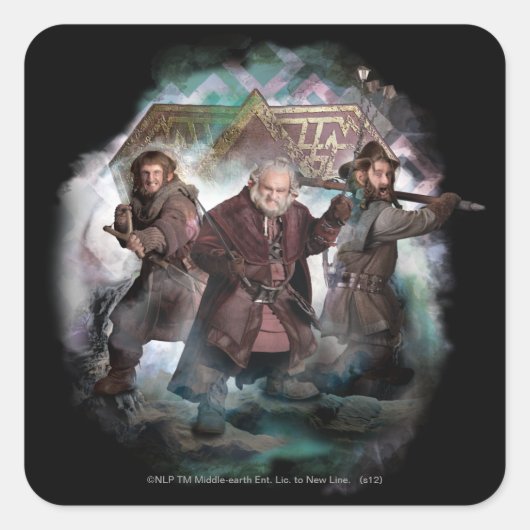 織り・通り・海苔 スクエアシール (正面)