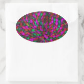 織る 楕円形シール (バッグ)