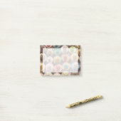 織カラフルり帽子 ポストイット (デスク上)