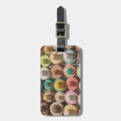 織カラフルり帽子 ラゲッジタグ (正面縦)