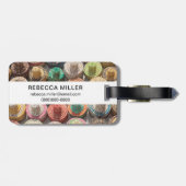 織カラフルり帽子 ラゲッジタグ (裏面横)