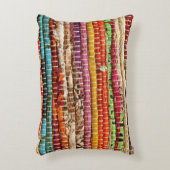 織ストライプの織は自然に見える アクセントクッション (正面(垂直))