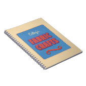 織パーソナライズされた工芸 ノートブック (右側)