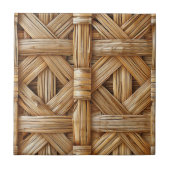 織フェイククール模様 タイル (正面)