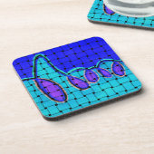 織フランスの織抽象芸術 コースター (左側)