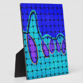 織フランスの織抽象芸術 フォトプラーク (側面)