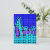 織フランスの織抽象芸術 ポストカード (スタンド正面)