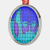 織フランスの織抽象芸術 メタルオーナメント (左)