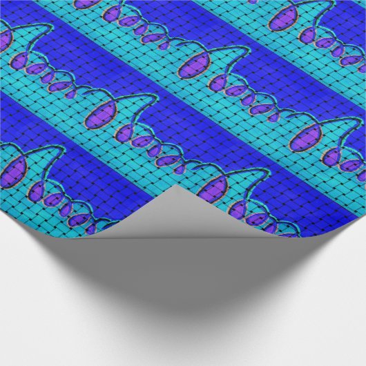 織フランスの織抽象芸術 ラッピングペーパー (角)