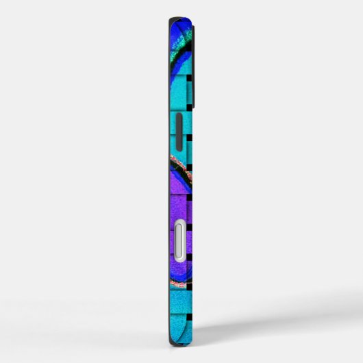 織フランスの織抽象芸術 Case-Mate iPhoneケース (裏面 / 右)