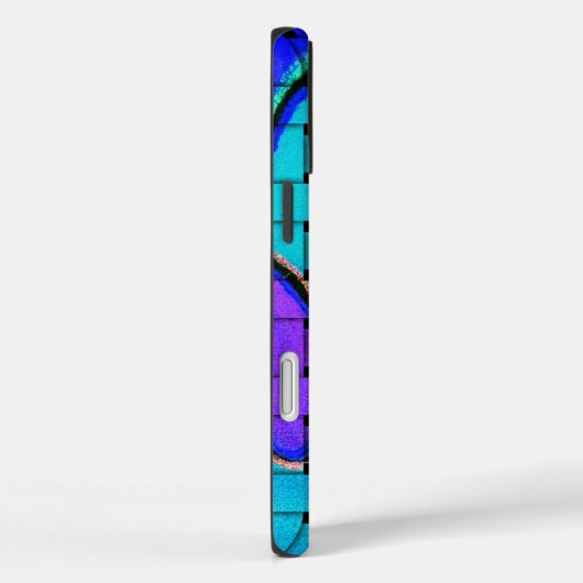 織フランスの織抽象芸術 Case-Mate iPhoneケース (裏面 / 右)