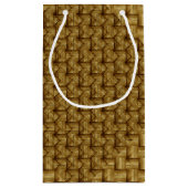 織伝統的デザイン スモールペーパーバッグ (裏面)