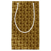 織伝統的デザイン スモールペーパーバッグ (正面)