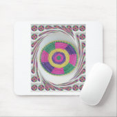 織伝統的プレート渦 マウスパッド (マウス)