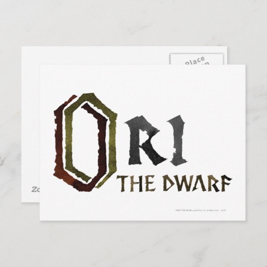 織名 ポストカード (正面/裏面)