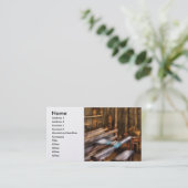 織工-織工部屋 名刺 (スタンド正面)