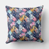 織日本の物の装飾着インスパイア1 クッション (裏面)