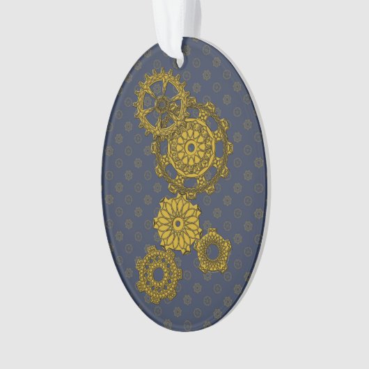 織時計用アクリルオーナメント オーナメント (正面)