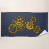 織時計用ビーチタオル ビーチタオル (正面)