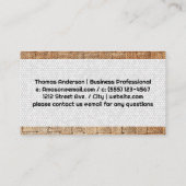 織材 |幾何学的なタイリングパターン 名刺 (裏面)