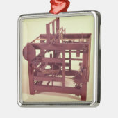 織機の作業モデル メタルオーナメント (左)