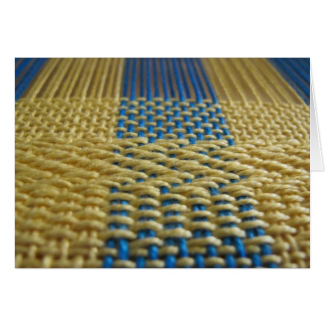 織機の布 (正面横)