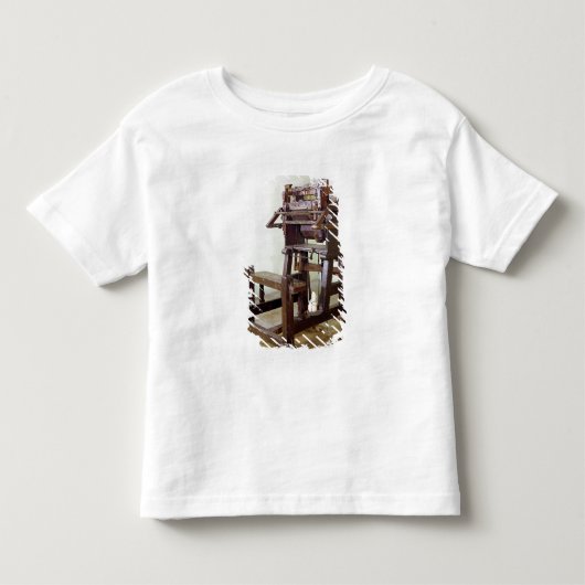 織機の最初の織機,ストッキング, 1750 トドラーTシャツ (正面)