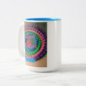 織機ニッター ツートーンマグカップ (正面左)