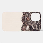 織物のテクスチャと背景用レース Case-Mate iPhoneケース (裏面 (横))