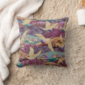 織物の布地の模様 クッション (ブランケット)