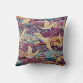 織物の布地の模様 クッション (裏面)