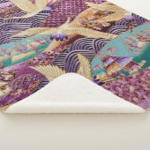 織物の布地の模様 シェルパブランケット (3/4)