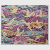 織物の布地の模様 ラッピングペーパー (フラット)