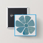 織物の生花が色を選ぶ 缶バッジ (正面&裏面)