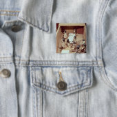 織物の研修会の葬式のモデル 缶バッジ (インサイチュ)