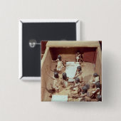 織物の研修会の葬式のモデル 缶バッジ (正面&裏面)