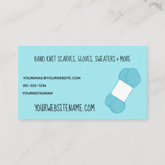 織物の職人の編機械ヤーンの名刺 名刺 (裏面)