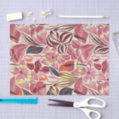 織物デザイン熱帯花Anonymous 薄葉紙 (クラフト)