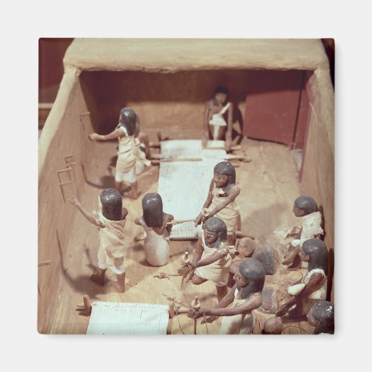 織物工場の葬式モデル マグネット (正面)