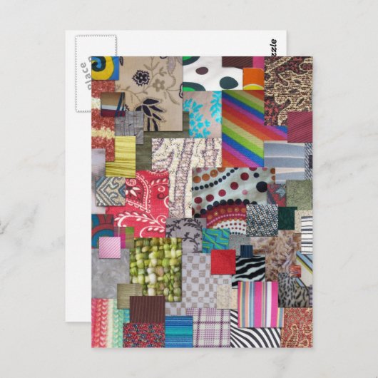 織物 ポストカード (正面/裏面)