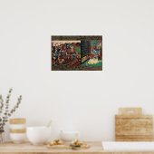 織田信長(月岡芳年月岡芳年) ポスター (キッチン)