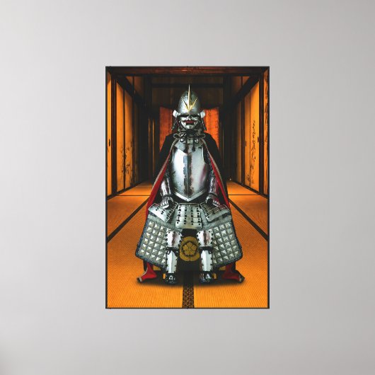 織田信長 鎧兜 キャンバス 40x60 (正面)