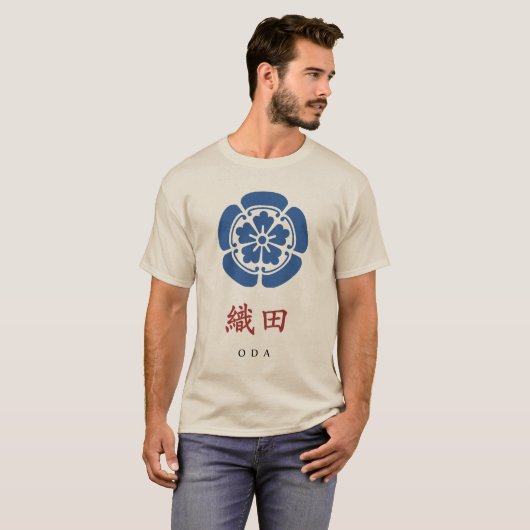 織田氏紋章(家紋)Tシャツ Tシャツ (正面フル)