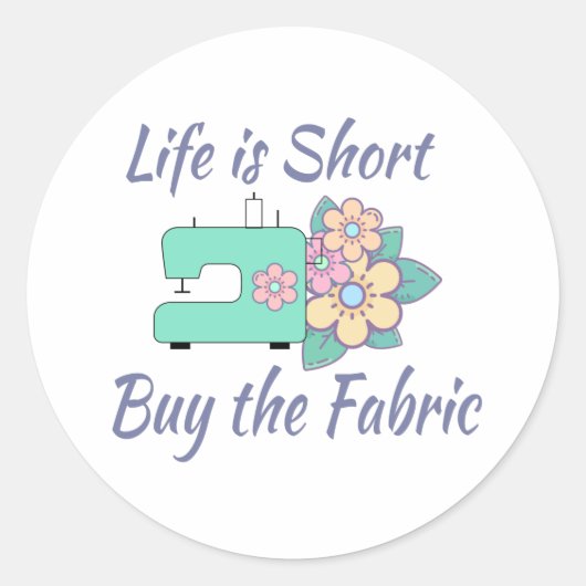 織買織、裁縫、キルティング、工芸品 ラウンドシール (正面)