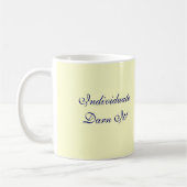 繕いをそれ個別化して下さい! コーヒーマグカップ (左)