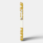 繰りかわいらし返し小花模様クリーム金ゴールド Case-Mate iPhoneケース (裏面 / 左)